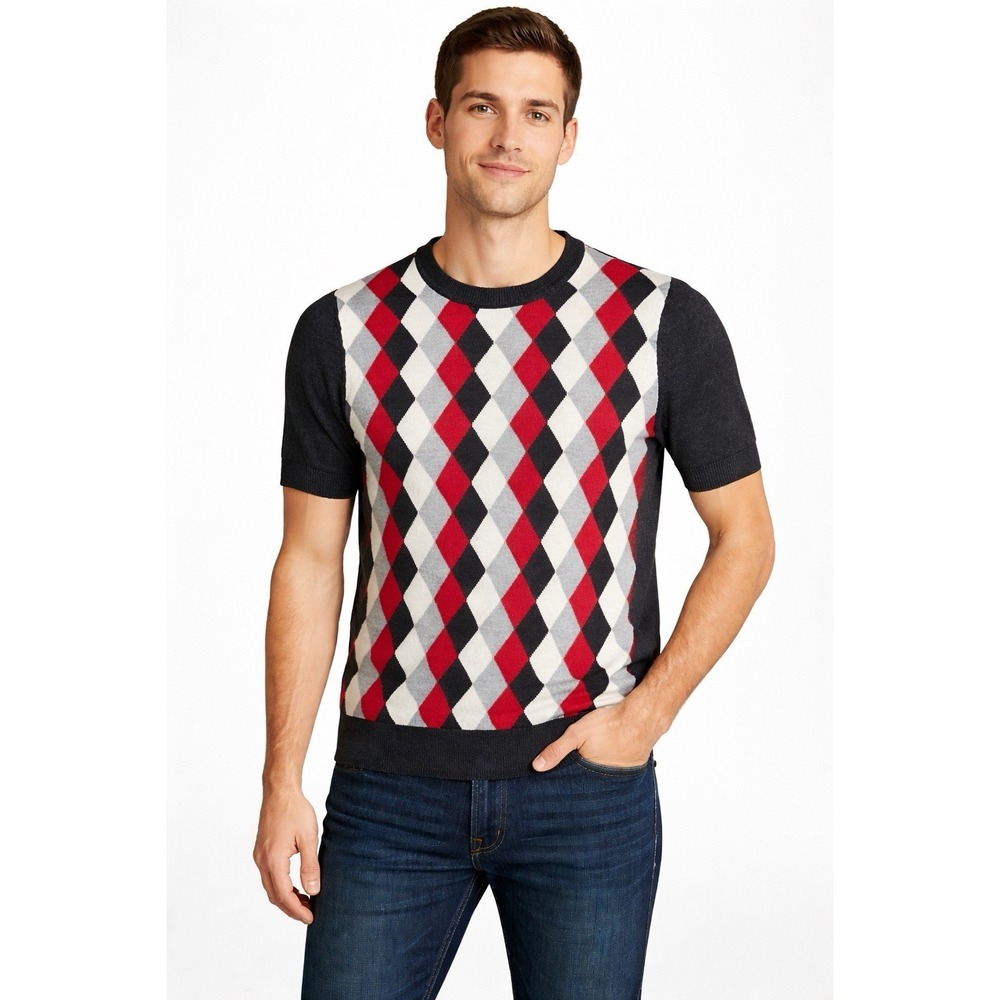 Men's Brooks Brothers 346 Argyle Sweater – Size XL (fits like Small)
